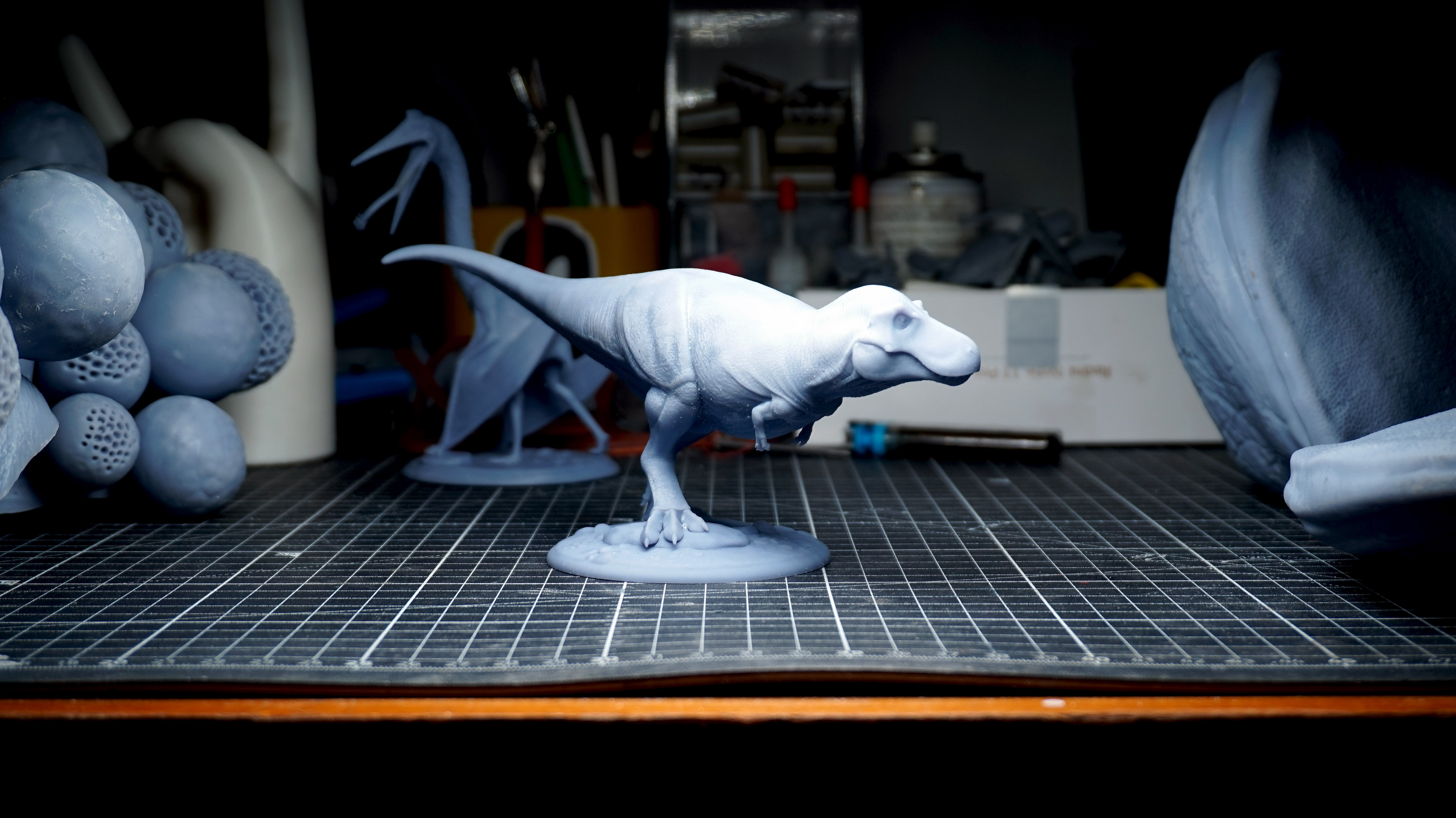 Busto escultórico impreso en resina SLA