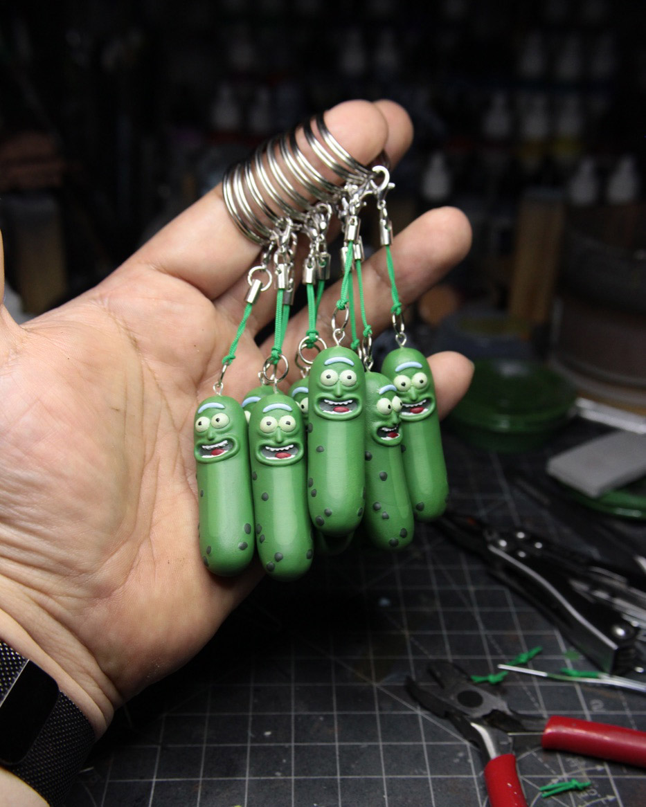 Llaveros personalizados en acrílico